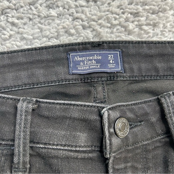 Abercrombie and Fitch Jeans Womens 4 Harper Ankle Casual Basic Essential Stretch - Picture 2 of 4